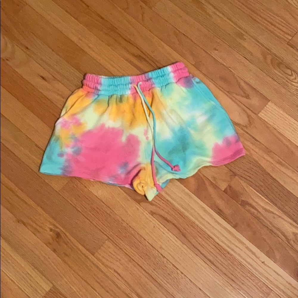 Brand new fashion nova shorts . Tie dye !